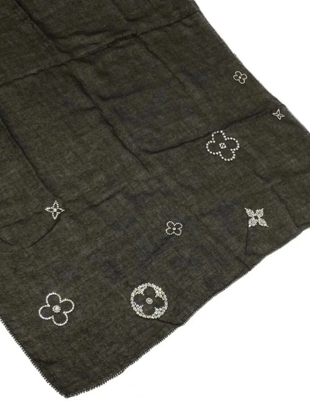 LOUIS VUITTON Etole Monte Carlo M74268 Noir - 402330 Scarf - Picture 3 of 5